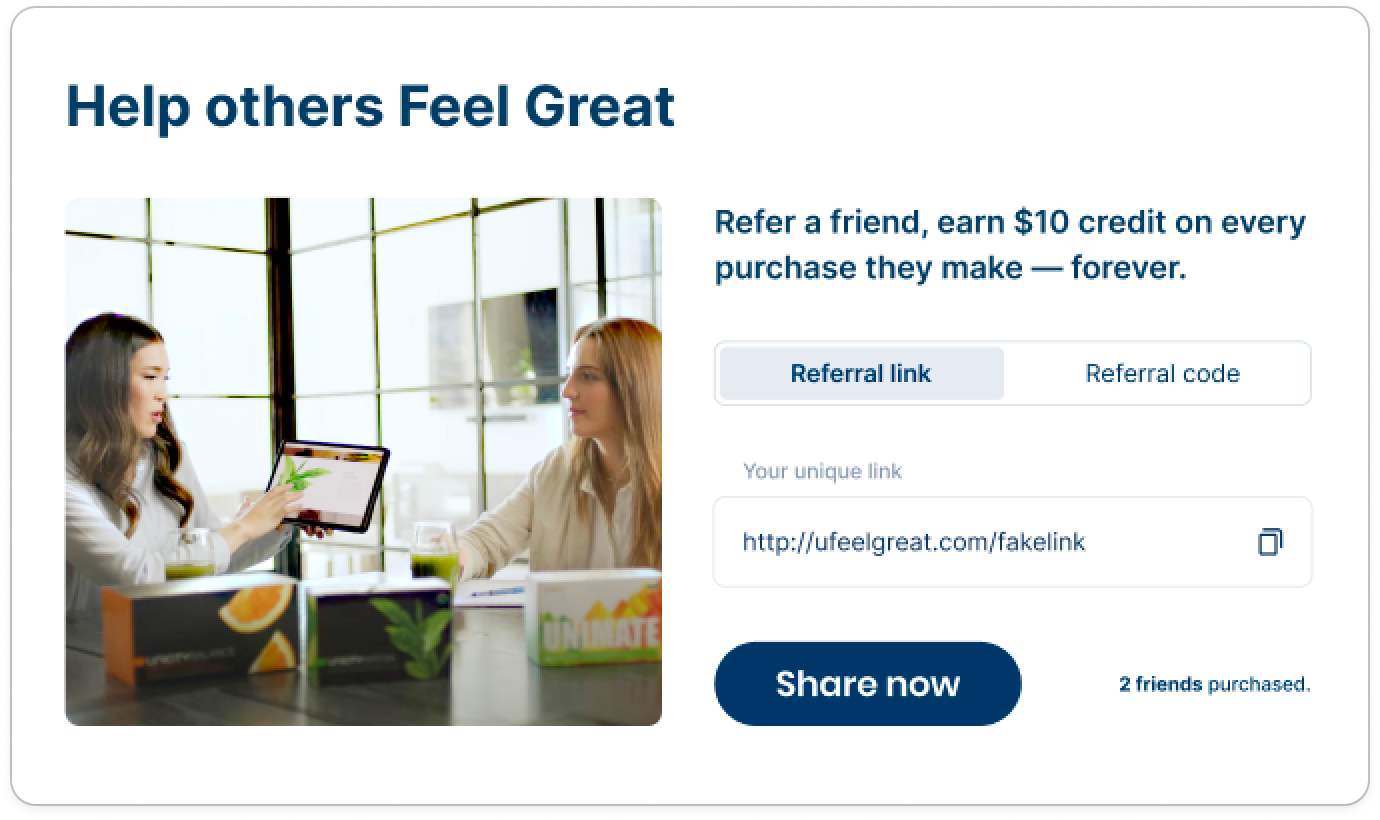 How to find your Ufeelgreat referral link | Help Center
