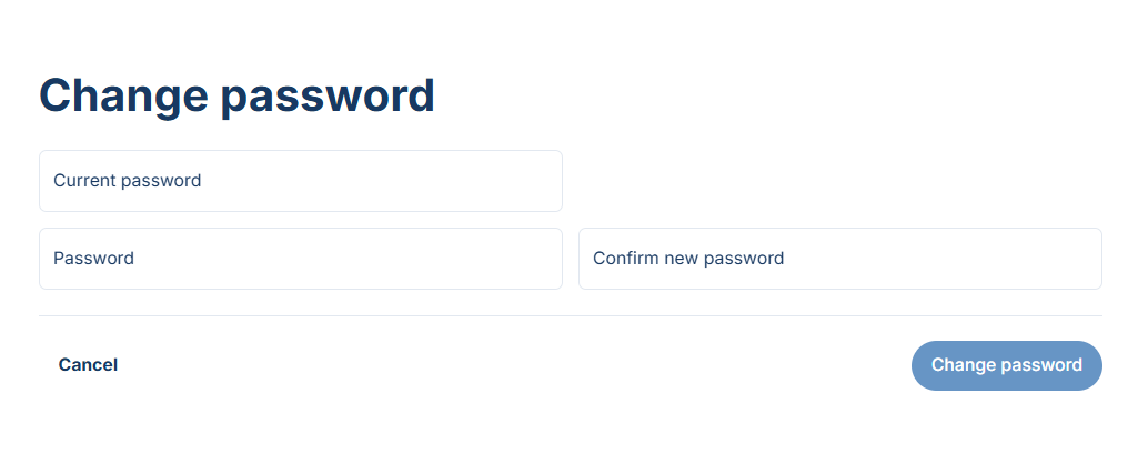 How to Change Your Password on the Website | Help Center