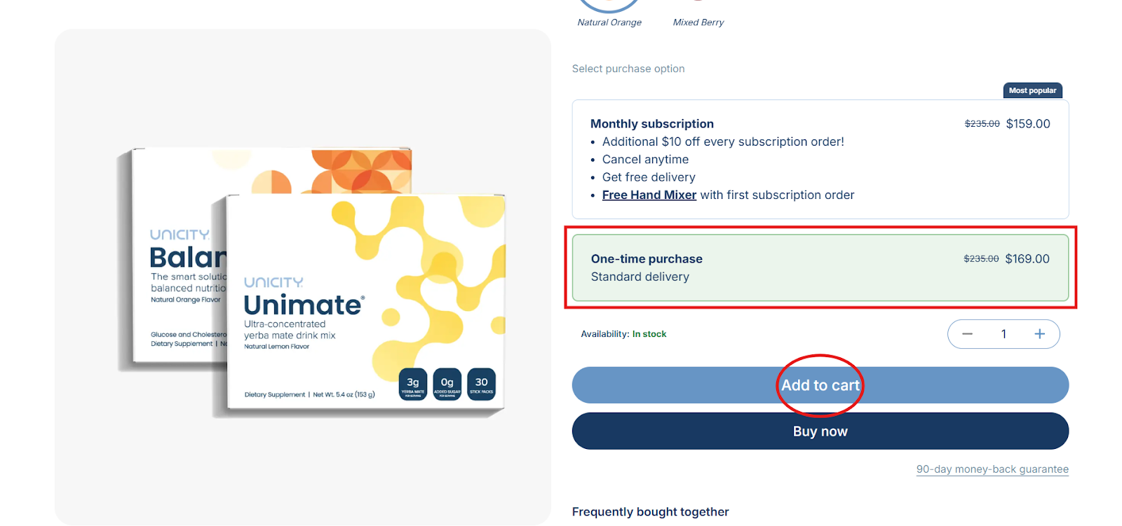 How to Place a One-Time Order Using Product Credit and a Card as ...