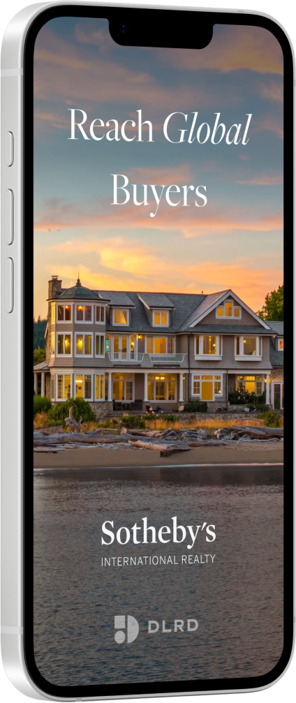 Sotheby's mobile app mockup