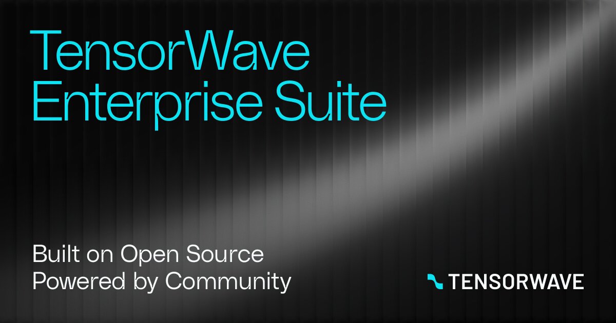 TensorWave Enterprise Suite | Full-Stack Production AI Platform