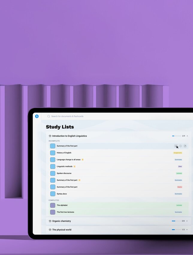 Studydrive - Free university study notes and summaries - Studydrive