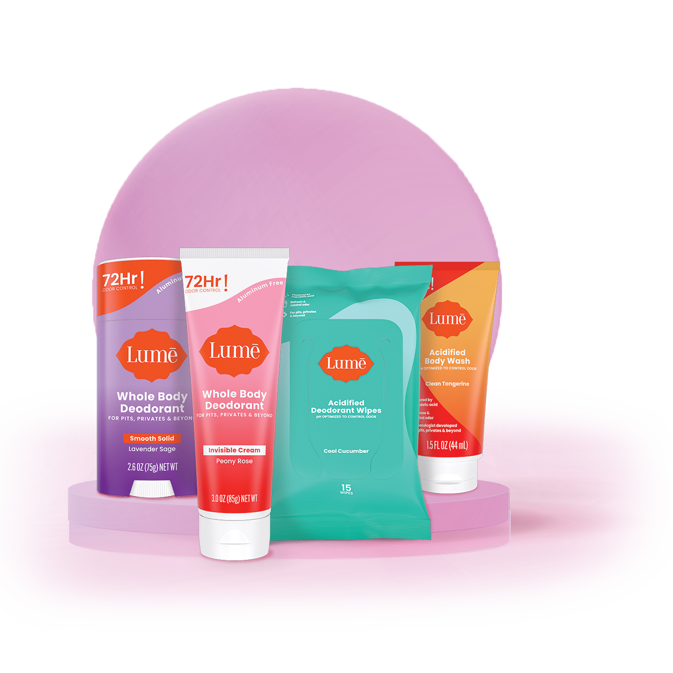 Lume Deodorant AluminumFree Deodorants for Anywhere on Your Body