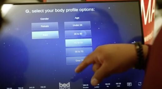 BedMATCH® Patented Diagnostic Sleep System · Mattress Warehouse
