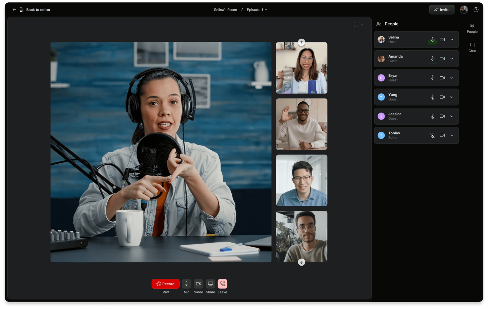 Descript: AI Powered Podcast Audio Editor