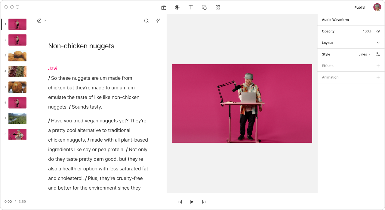 AI Podcast Script Generator in Seconds | Descript