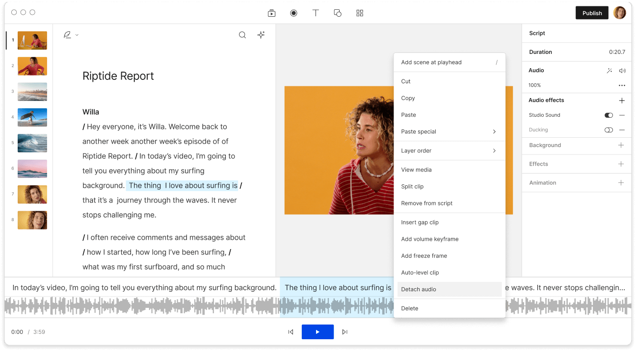 Audio Extractor: Free Sound Voice Tool Descript