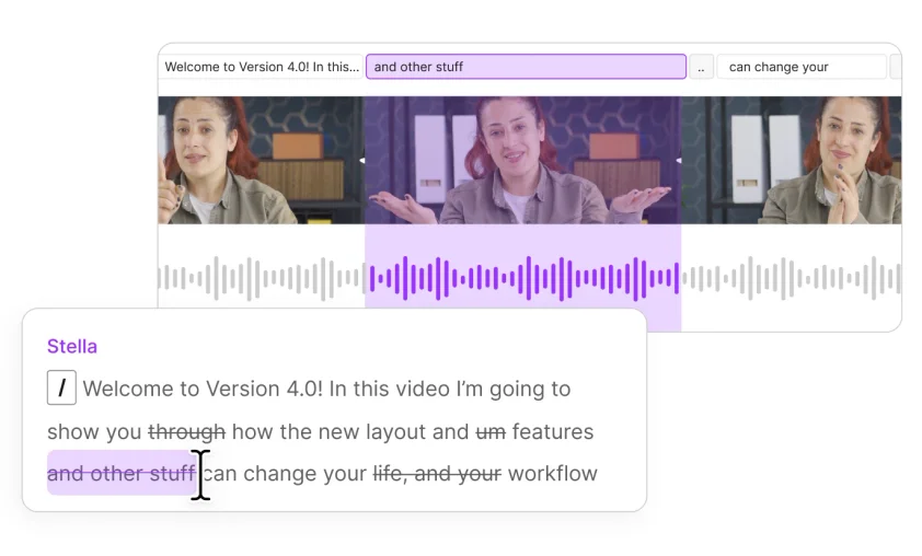 A Product Demo Creator with AI-Powered Editing | Descript