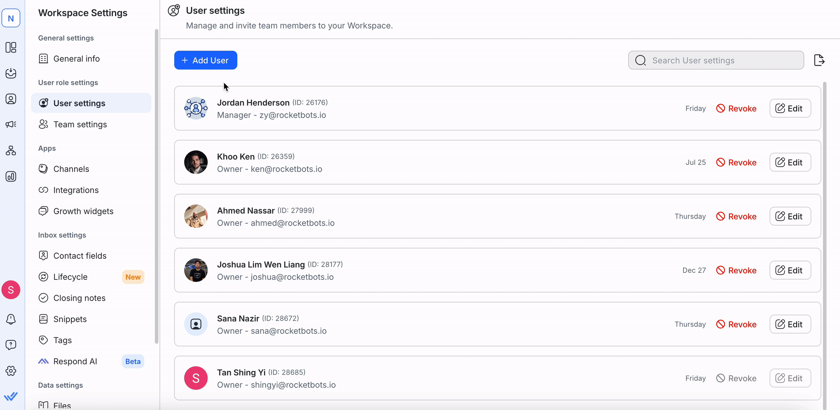Screenshot of the respond.io AI Agent templates page showing ready-made options like AI Receptionist, AI Sales Agent and AI Customer Support, illustrating how AI automates repetitive tasks such as FAQs, lead qualification and routing.