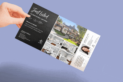 Just Listed and Just Sold Tear Off Business Cards